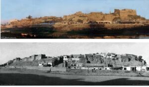 Kerkük Kalesi, yıkılmadan önce ve sonraki hali Kerkük Kalesi, yıkılmadan önce ve sonraki hali